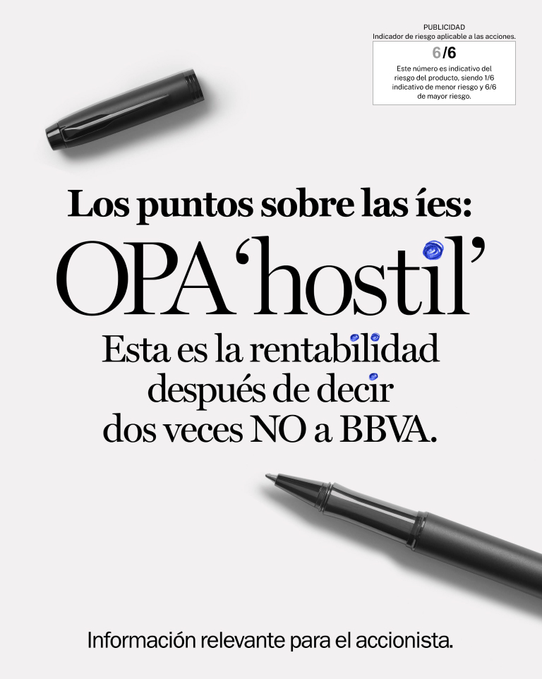 opa hostil, esta es la rentabilidad despues de decir dos veces no a bbvaa