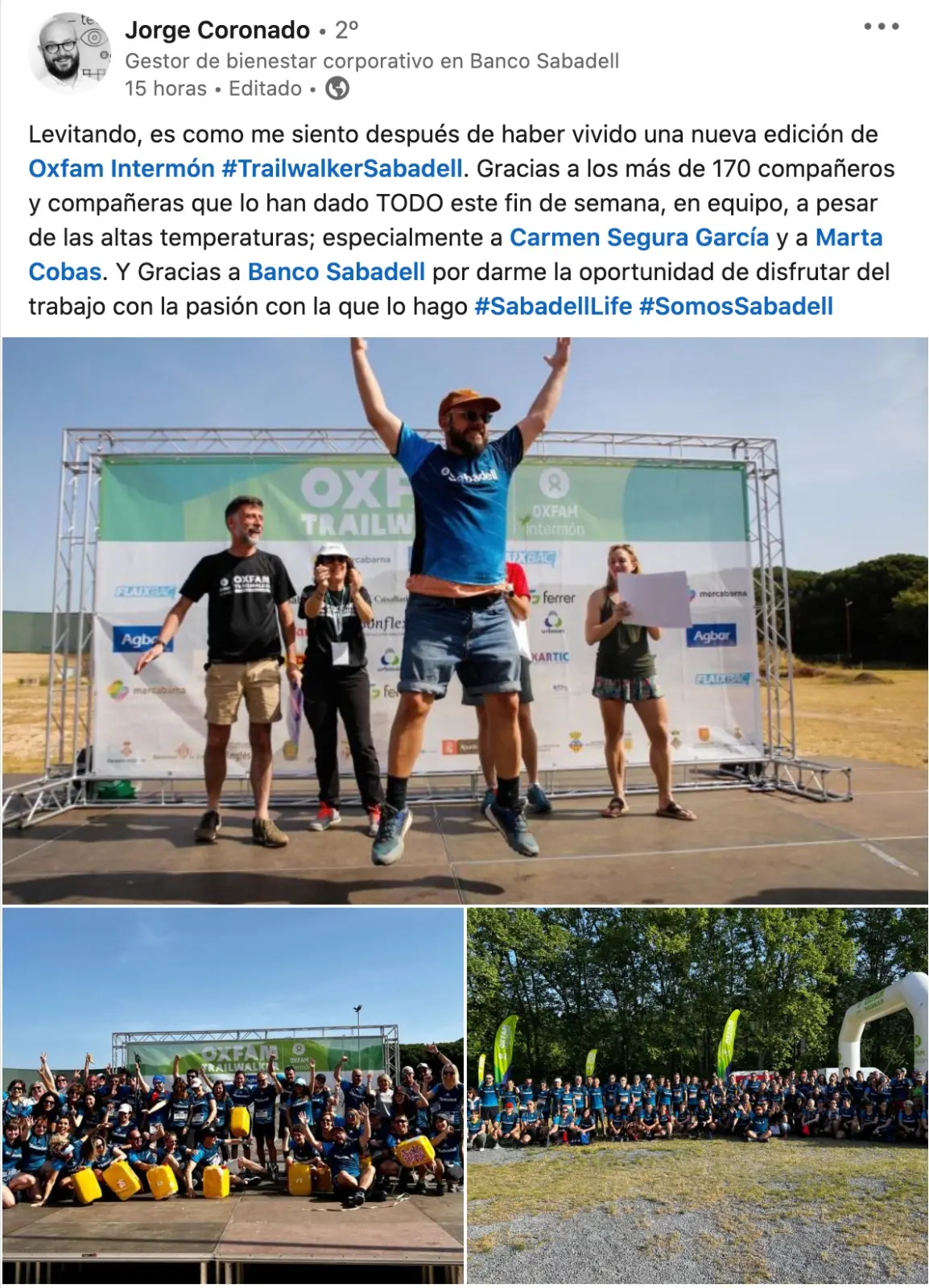 Trailwalker 2022 Experience Banco Sabadell Oxfam Intermon