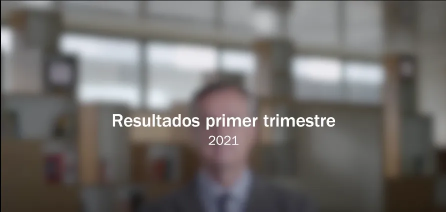 ídeo sobre els resultats del primer trimestre de 2021 del Banc Sabadell.