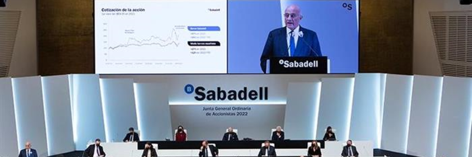 Image of the Banco Sabadell Shareholders' Meeting 2022